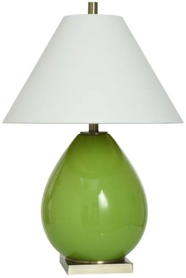 StyleCraft Dann Foley Lifestyle Green Table Lamp-0