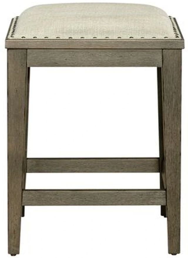 Liberty Furniture Americana Farmhouse Dusty Taupe Console Stool-2
