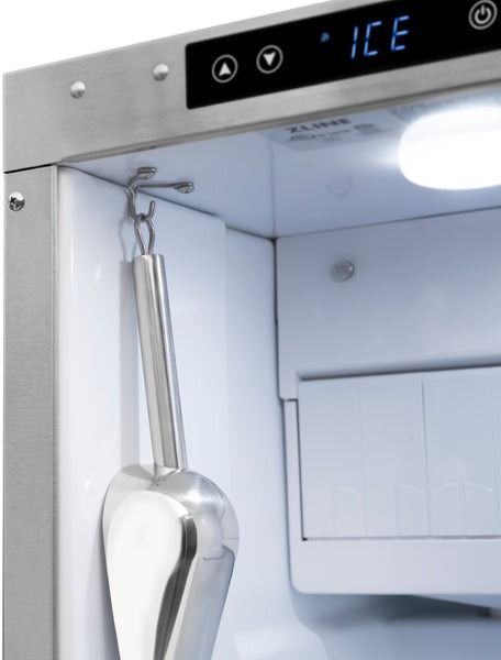 ZLINE Autograph Edition 15" Panel Ready Touchstone Gourmet Ice Maker with Champagne Bronze Handle-5