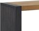 Elements International Breckenridge Black/Light Oak Sofa Table-1