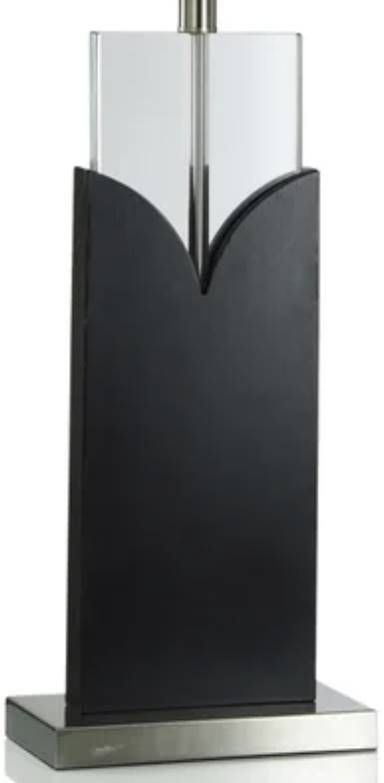 Stylecraft Black/Off-White Table Lamp-2