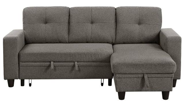 Homelegance® Robinson 3-Piece Dark Brown Sectional with Reversible Chaise-2