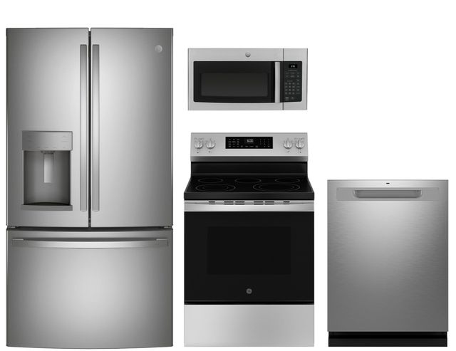GE 4-Piece Stainless Steel Kitchen-0