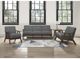 Homelegance® Damala Gray/Walnut Loveseat-2