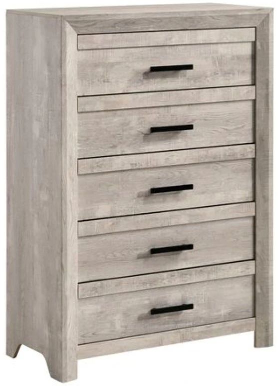 American Wholesale Furniture Ellen Ash White Chest-0