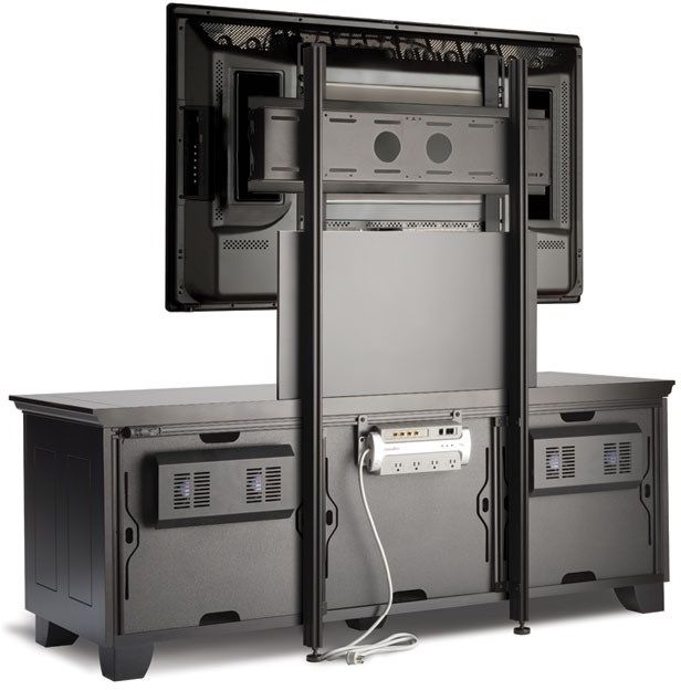 Salamander Designs Synergy Quad Cabinet Integrated TV Mount - Thumbnail 4
