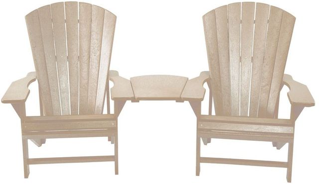 C.R. Plastics Beige Arm Table-2