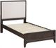 Winners Only® Westfield Expresso/White Youth Full Upholstered Panel Bed-0