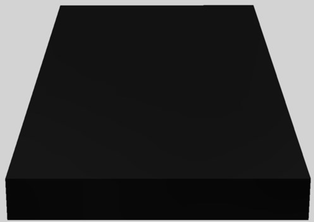 Vent-A-Hood® Designer Series 42" Black Wall Mounted Range Hood-0