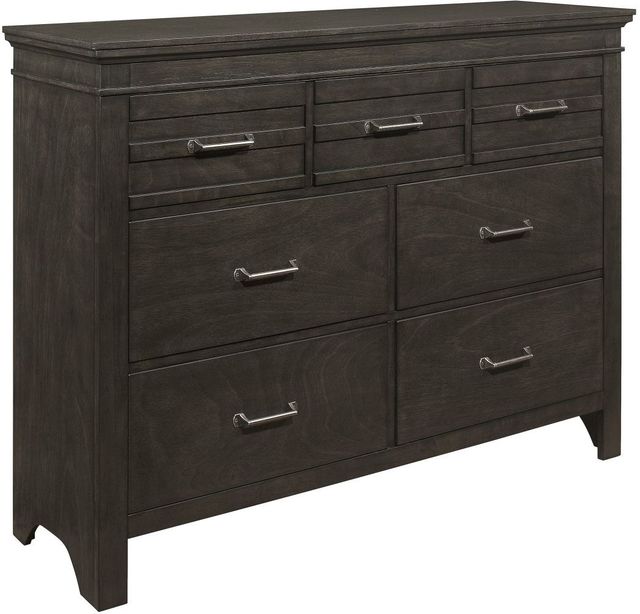 Mazin Furniture Blaire Farm Charcoal Gray Dresser-1