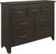 Mazin Furniture Blaire Farm Charcoal Gray Dresser-1