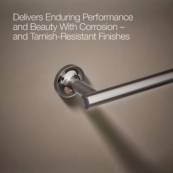 KOHLER® Purist® Vibrant Titanium 18" Towel Bar-4