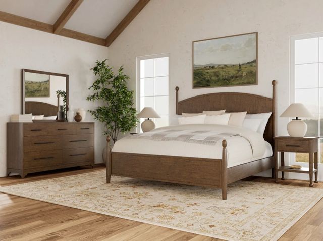 Riverside Furniture Calhoun Whiskey Oak Mirror-1