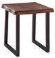 Steve Silver Co. Jennings Cherry End Table with Ebony Base-0