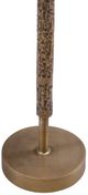 Bassett Mirror Black Accent Table with Antique Brass Base-2