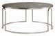 Century® Monarch Thaxton Faux Shagreen Top Cocktail Table with SIlver Leaf Base-0