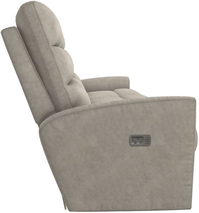 La-Z-Boy® Liam Pebble Power Wall Reclining Sofa with Headrest and Lumbar-2