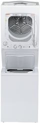 GE® Unitized Spacemaker® 2.3 Cu. Ft. Washer, 4.4 Cu. Ft. Dryer White On White Gas Laundry Center-2