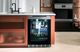 Café™ 24" 5.1 Cu. Ft. Platinum Glass Beverage Center-1