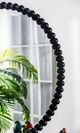 A & B Home Harley Black Circular Mirror -5