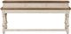 Liberty Furniture Morgan Creek Tobacco Console Bar Table with Antique White Base-2