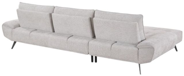 Homelegance® Dominic 2-Piece Light Gray Left-Arm Facing Sectional and Chaise-4