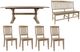 Jofran Inc. Carlyle Crossing 6-Piece Brown Dining Set-0