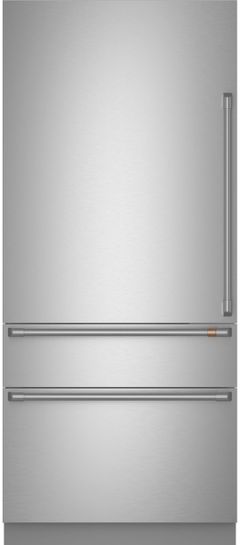 Café™ 36 in.  20.2 Cu. Ft. Stainless Steel Built In Bottom Freezer Refrigerator