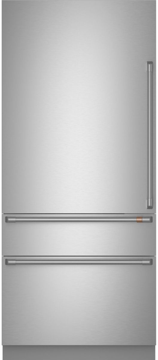Café™ 36 in.  20.2 Cu. Ft. Stainless Steel Built In Bottom Freezer Refrigerator