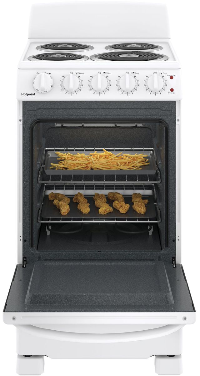 Hotpoint® 20" White Freestanding Electric Range-2