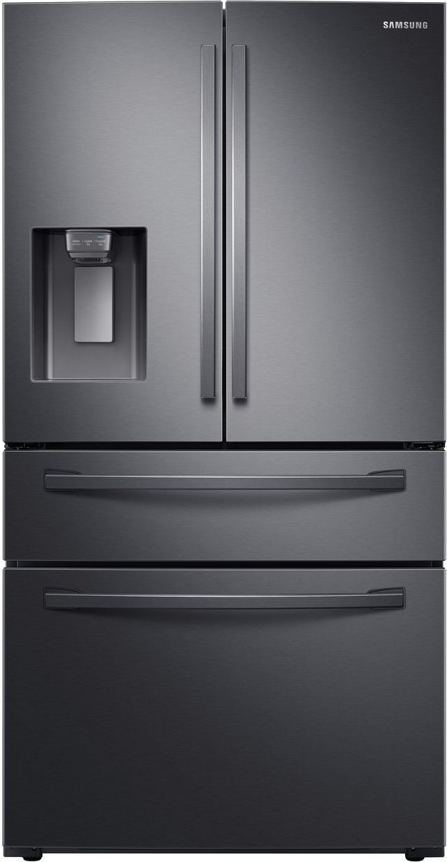 Samsung 28.0 Cu. Ft. Fingerprint Resistant Black Stainless Steel French Door Refrigerator-0