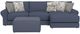 Jackson Furniture Cape May 3-Piece Denim Right Arm Facing Sectional and Chaise-1