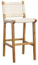 Dovetail Furniture Diaz Natural/White Counter Stool-0