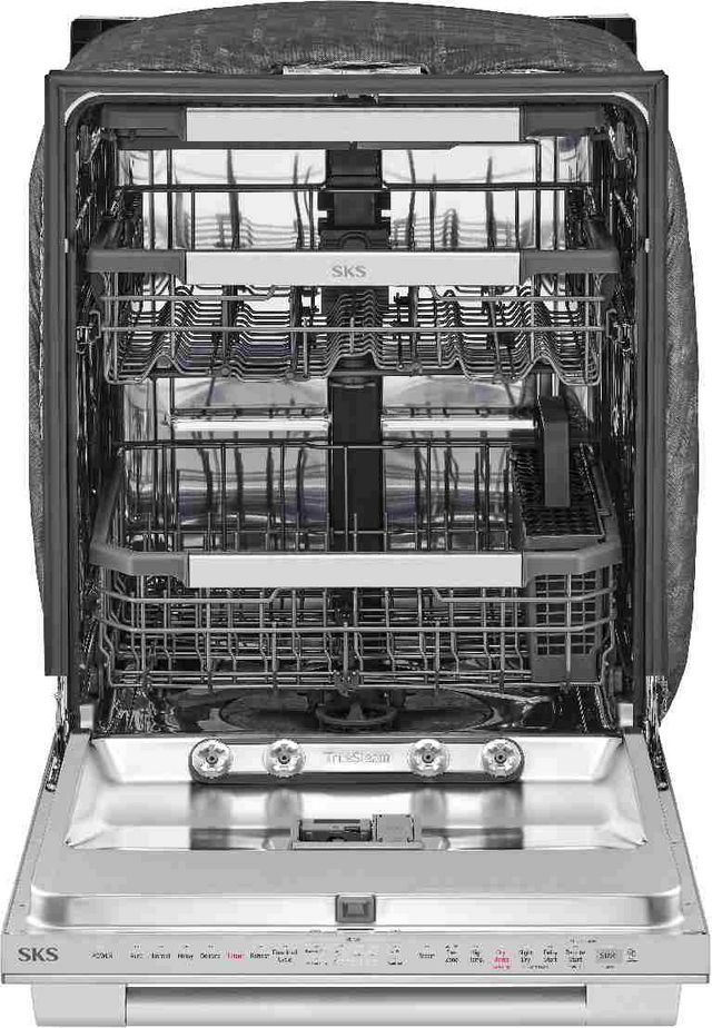 Signature Kitchen Suite 24" Stainless Steel Top Control Built In Dishwasher-2