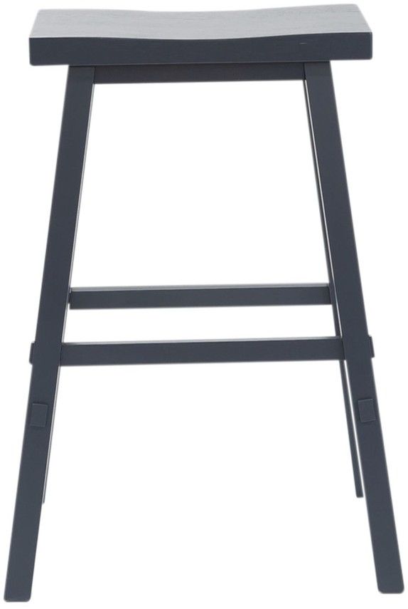 Liberty Furniture Creations II Navy 30" Sawhorse Counter Stool-2