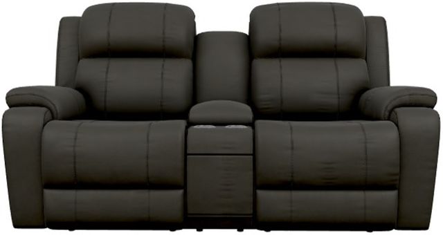 La-Z-Boy® Dorian Mineral Leather Power Reclining Loveseat with Console and Headrest-1