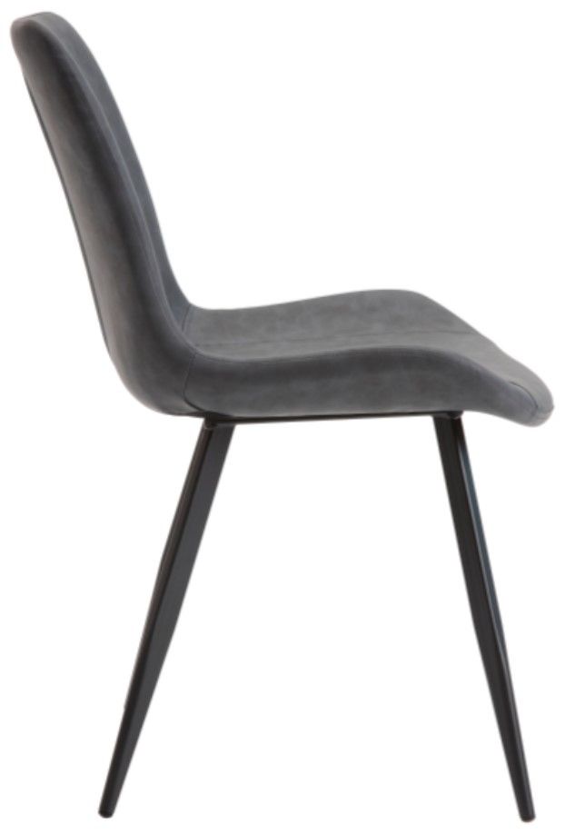 Homelegance® Brixley Gray Side Chair-3