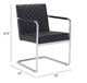Zuo® Quilt Black Dining Chair-4