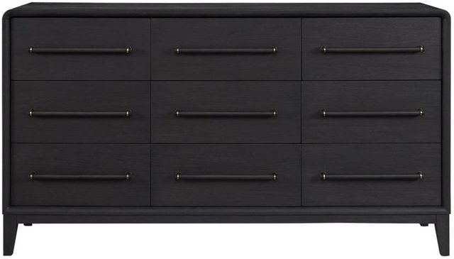 Bernards Elure Peppercorn 9-Drawer Dresser-2