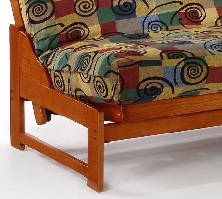 Night & Day Furniture™ Eureka Cherry Queen Nesting Futon-1