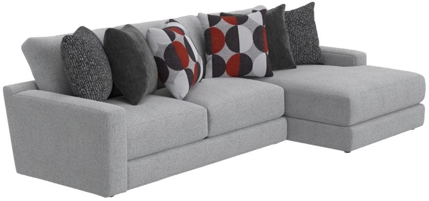 Jackson Furniture Arlo 2-Piece Oyster Right-Arm Facing Sofa Sectional and Chaise