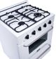 Unique® Appliances Classic 30" White Freestanding Liquid Propane Gas Range-4