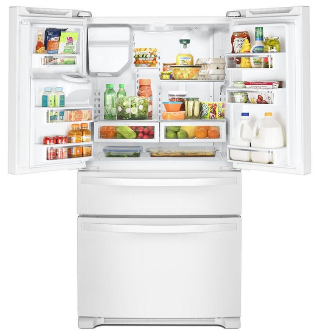 Whirlpool® 36 in. 24.5 Cu. Ft. White Freestanding French Door Refrigerator-2
