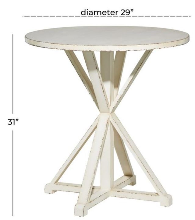 Deco Marche White Accent Table-3