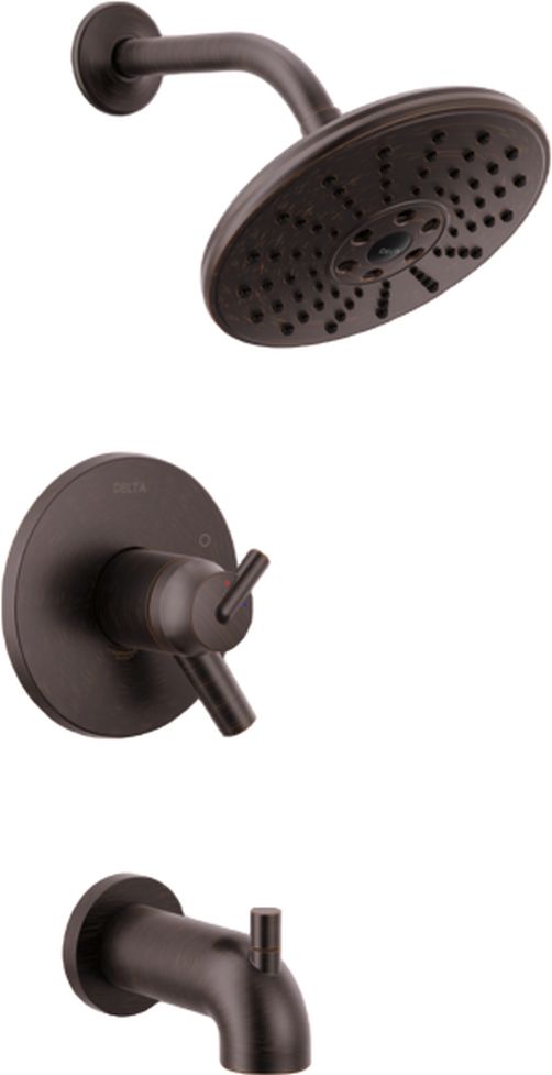 Delta Trinsic® TempAssure® 17T Series Venetian Bronze H2Okinetic® Tub and Shower Trim-0