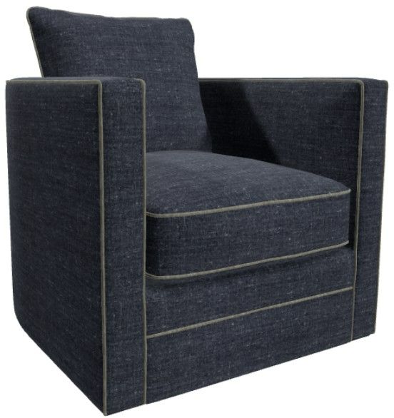 Craftmaster® Customizable CM Modern Track Arm Swivel Glider Chair-1