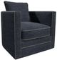 Craftmaster® Customizable CM Modern Track Arm Swivel Glider Chair-1