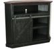 American Heartland Manufacturing Rustic Two-Tone Tall Alcove Corner TV Stand-0