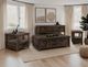 International Furniture Direct Dutton Brown Cocktail Table-1