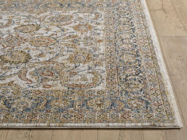 KAS Rugs Avani Ivory Medallion 5'x8' Area Rug-1